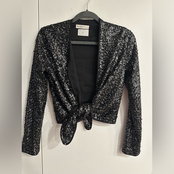 Abercrombie & Fitch Jackets & Blazers - ABERCROMBIE & FITCH SEQUIN BLAZER